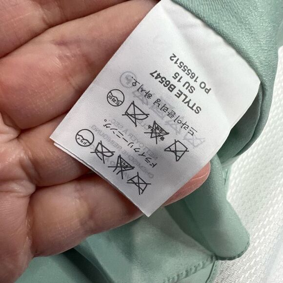 J. Crew‎ Dusty Shale Green Felicity Long Gown Dress Style b6547 Sz 00 NWT - Picture 15 of 16